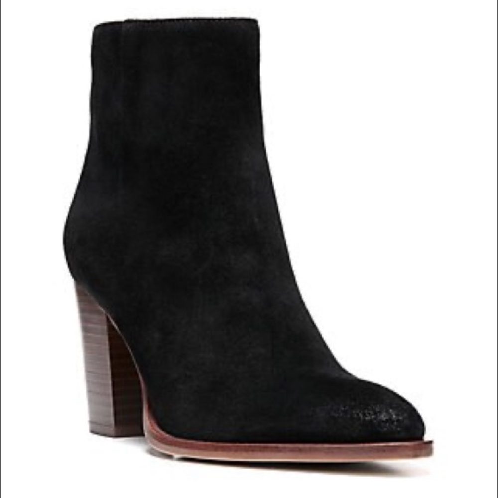 Sam Edelman Blake Suede Black Booties